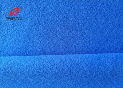 Chine Tissu 100% superbe balayé simple de velours de tissu de Knit de tricot de polyester poly à vendre