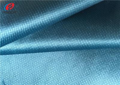 Китай Голубой материал крышки стула бархата ткани драпирования бархата софы полиэстера цвета почищенный щеткой продается
