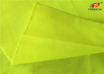 China Tricot Warp Knitting Flag Fluorescent Material Fabric For Safety Vests for sale
