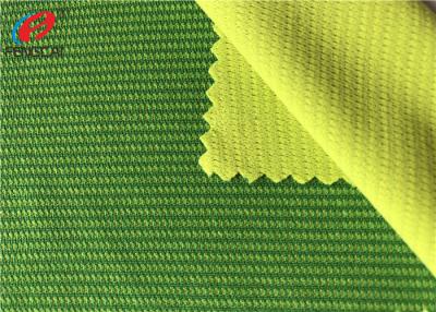 China 100% Polyester Melange Lattice Bird Eye Mesh Fabric , Weft Knitting Fabric for sale