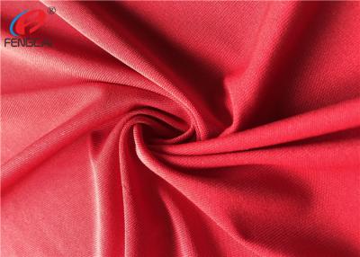 China Four Way Lycra Weft Knitted Fabric , 90 Polyester 10 Spandex Fabric For Jerseys for sale