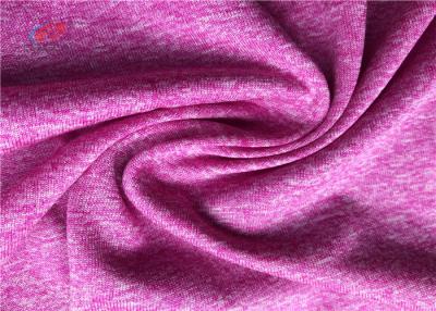 China Polyester Spandex Melange Fabric For Fitness Clothing Breathable Yoga Fabric for sale
