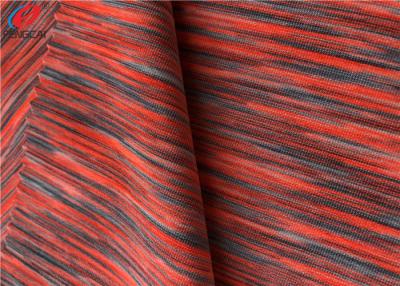 China Eco-Friendly Yarn Dyed Melange Jersey Knit Fabric Polyester Spandex Fabric for sale