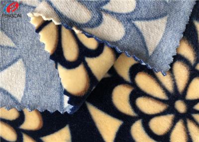 Chine Tissu micro mou superbe de velours de Spandex de polyester de velours pour Madame Pajama à vendre