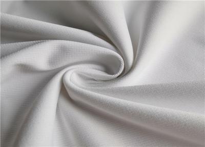 China Blend White Nurse Uniform Clothes 160cm Polyester Tricot Knit Fabric for sale