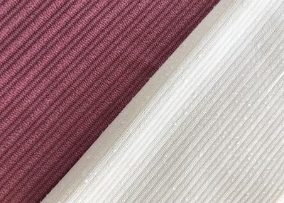 Chine Largeur de 150CM aucun bout droit Wale Corduroy Polyester Velvet Fabric à vendre