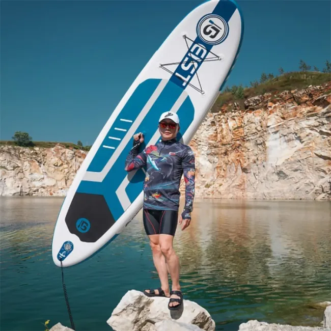 Custom Size Stand up Board Watersport Sup Paddle Planche De Surf Inflatable 9FT Surfboard Soft Longboard