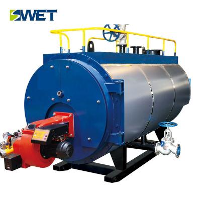 China 4t/h warm waterboiler met gas voor Machinesindustrie, warm waterboiler Te koop