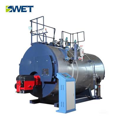 China High Efficiency 6t / H 1.25mpa Industrial Gas Boiler Wide Used Compact Structure for sale