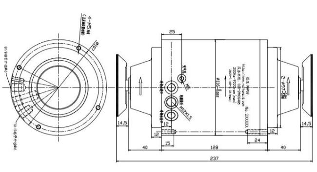 DECI 1.3kw 380V 9000rpm MTC water cooled metal and non-metal surface polishing spindle motor