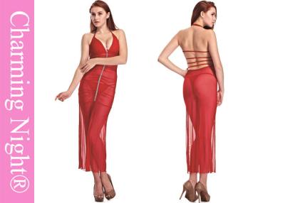 China ODM Summer transparent Mesh Sexy long gowns lingerie For Mature Sexy Women for sale