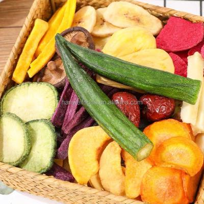 China Mixed dried fruits and vegetables children snacks vacuum fried vegetable chips for sale