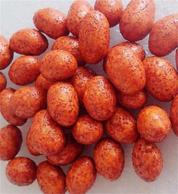 China Chilli Flavored Coated Peanut Snack Spicy Crunchy Cracker Coated Peanuts for sale