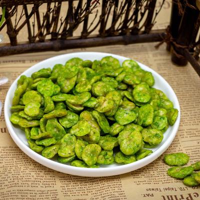 China Corn Starch Fava Bean Snack Seaweed Taste Baked Broad Beans Snack for sale