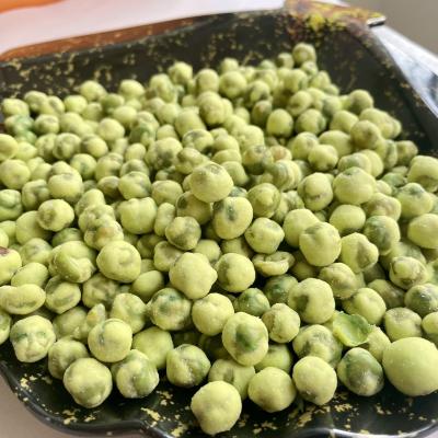 China Super Resistance Green Pea Snack Corn Starch Wasabi Coated Peas for sale