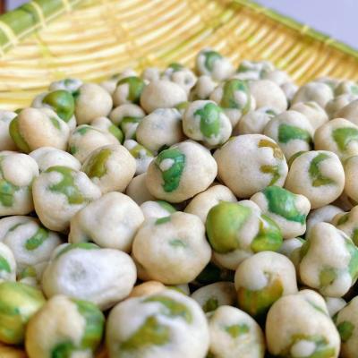 China Salty Sweety Green Pea Snack Wasabi Roasted Fried Peas Snack for sale