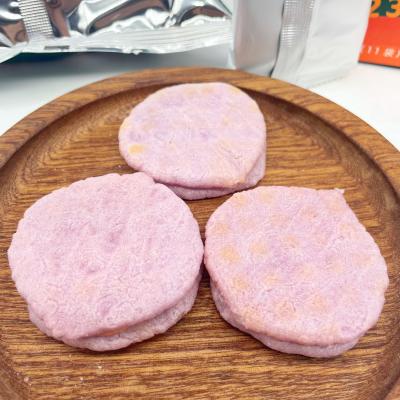 China Children'S Rice Crackers Snacks Purple Sweet Potato And Taro Flavored for sale
