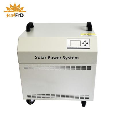 China inversor solar 4000WH Lifepo4 da bateria de lítio do gerador 3000w fora da grade 1000 watts para o sistema de energia solar à venda