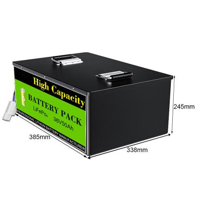 China 36V 50Ah Lifepo4 SLA Replacement Rechargeable Golf Cart E-Bike E-Scooter Lithium Phosphate Battery for sale