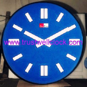 China analog clock indoor outdoor analog wall clocks clocks and movement mechanism,-GOOD CLOCK (YANTAI) TRUST-WELL CO LTD for sale