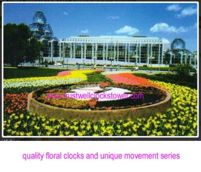 China Motor for floral clocks with three hand minute hour second hand and electric master controller for sale