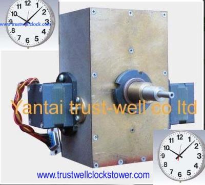 China outdoor clocks and movement motor strong drive torque brass gears 8m 10m diameters support second hands for sale