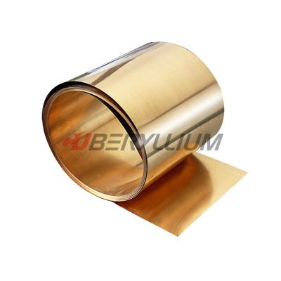 China CW101C C17200 XHM TM06 Beryllium Copper Foil Strips Mill Hardened Copper Strip for sale