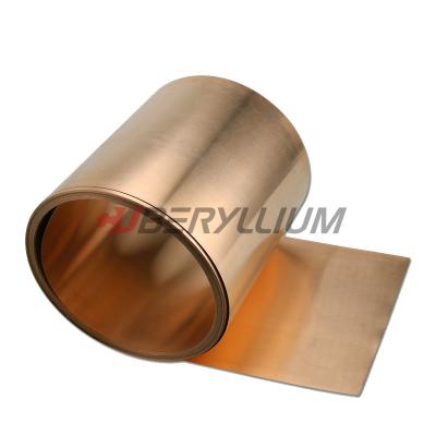 China CDA 172 C17200 Beryllium Copper Coils ASTM B194 For Switch Relay Parts for sale