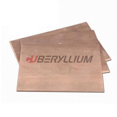 China Becu C17200 Copper Beryllium Foil Sheet Thickness 1mm 2mm 3mm 4mm 5mm for sale