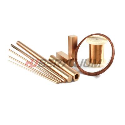 China Straight Beryllium Copper Pipe DIN. 2. 1285 Dia 1mm 2mm 3mm for sale