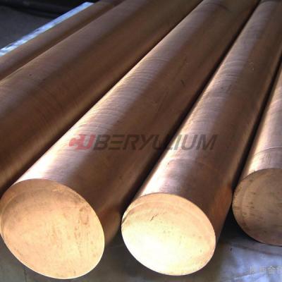 China ASTM C17200 Beryllium Copper Bar Becu 25 Copper 0.8mm-150mm For Metal Die Casting for sale