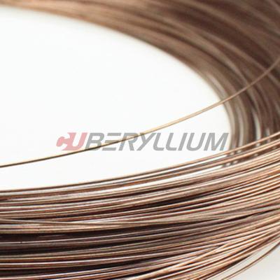 China Copper Beryllium Alloy Cube2 Wire 0.28mm Dia. Used For Spring Connectors for sale