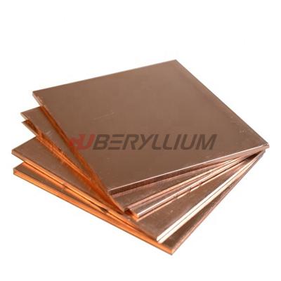 China Placa da folha do cobre do berílio de Cube2 C17200 CDA 172 para as peças do moinho de rolamento à venda