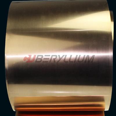 China Alloy 25 Beryllium Copper Strips For Bell Relay Contact Spring for sale