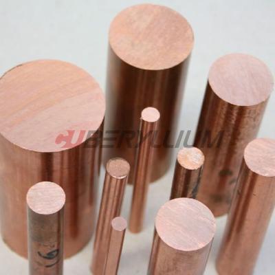 China CuCr1Zr -UNS.C18150 Chromium Zirconium Copper Rods for Electrical Industry for sale