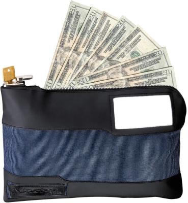 China HOT Money Bag with Lock, Lockable Bank Bag, Money Bag for Cash, Waterproof Bag for Cash With Zipper, for Cash, Cellphone for sale