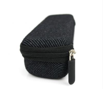 China Black Colors Zipper EVA Hard Cases 600D Nylon Portable Travel Case for sale