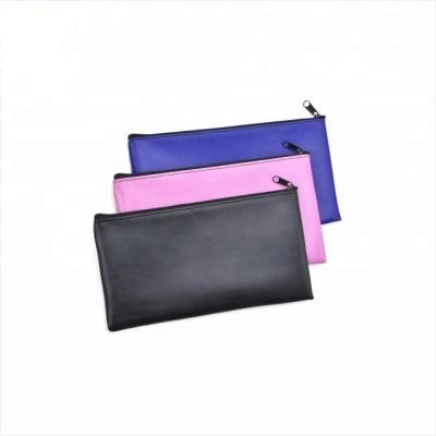 China Screen Printing Waterproof Laminated Zipper Bank Bags 10.5*5.5Inch for sale