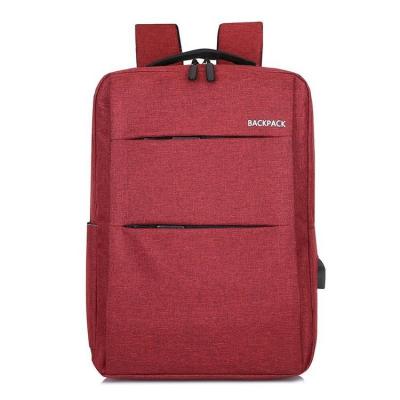 China 4 Colors Optional Nylon Waterproof Laptop Rucksack With USB Charger for sale