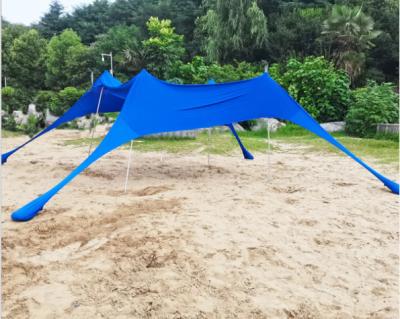 China UPF 50+ Outdoor Beach Sun Shade Canopy 180GSM  Lycra Material for sale