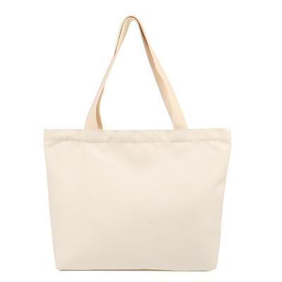 Chine De coton de plage de toile logo fait sur commande de sac à provisions de textile tissé non à vendre