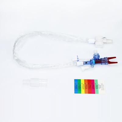 China PVC Closed Suction Catheter Size 14 72h Atomization Style for sale