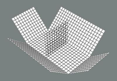 A welded gabion is erecting.