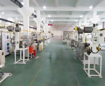 China High Precision Cable Extrusion Line for 1.8mm-10mm Finished Diameter cable extruder for sale