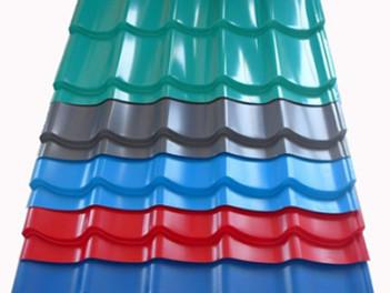 China 76mm Pre Painted Corrugated Roofing Sheet Corrugated Metal Roof Panels for sale