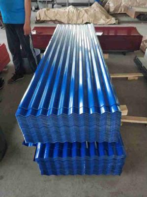 China ASTM CGCC pintou pre telhado ondulado telhando ondulado do metal do calibre da folha 24 à venda
