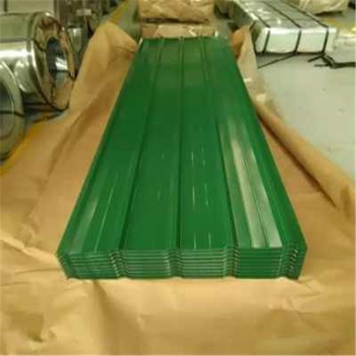 China 17mm Pre Painted Corrugated Roofing Sheet Corrugated Galvanized Sheet Metal for sale