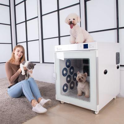 China 220V 2500W Pet Grooming Cage Dryers Oxygen Manufacturing With 4 Blowers for sale
