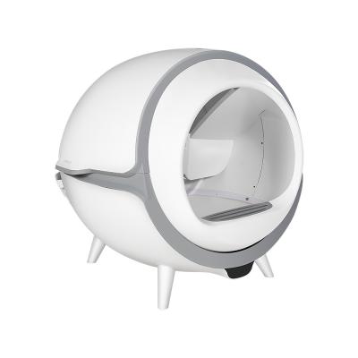 China Automatic Self Cleaning Cat Toilet Fully Enclosed Indoor 6W 11.5Kg for sale