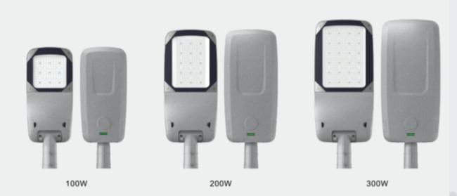 Energy-Efficient 100W 150W 200W Street Lights with Lithium Iron Phosphate Battery 0